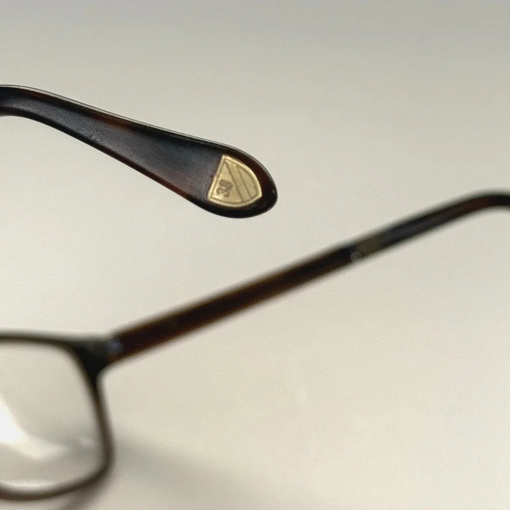 A&A OPTICAL‎ Cremieux Eyeglasses Frame Only 51-18-140 Wood/Plastic Brown